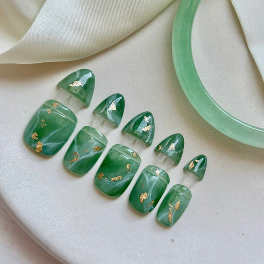 [LIMITED EDITION] Jade Clip-on Nails