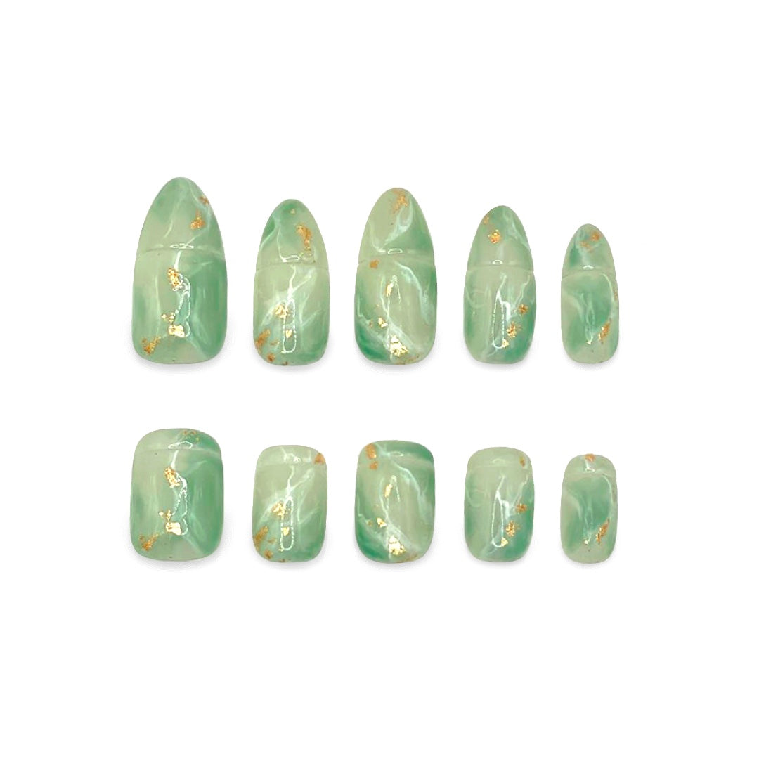 [LIMITED EDITION] Jade Clip-on Nails